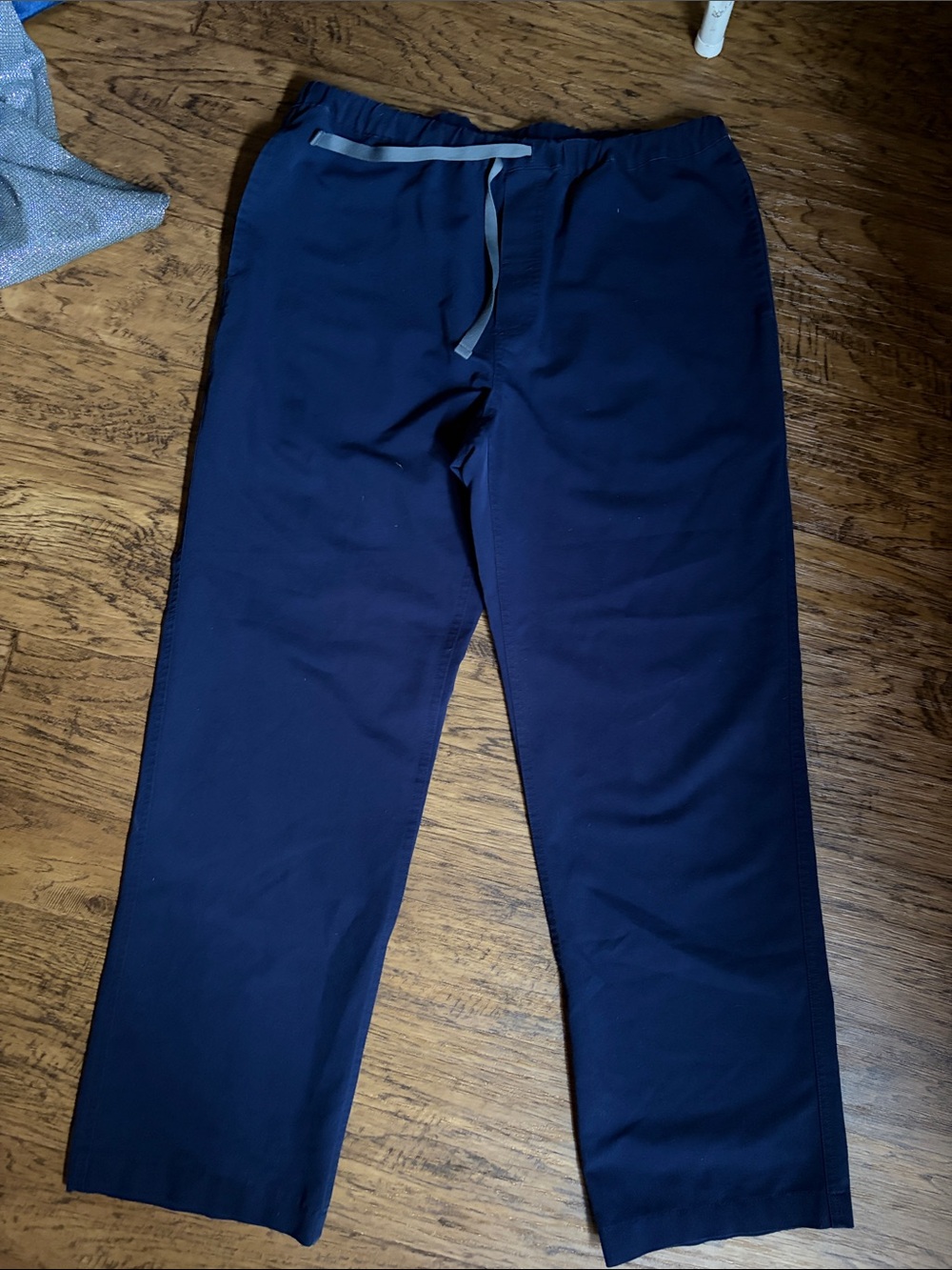 Men's Figs Elastic Waist Drawstring Pants  - Navy